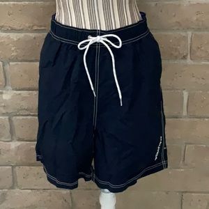 Nautica Mens Quick-Dry Logo Swim Trunk Shorts